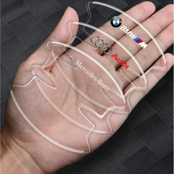 汽車門碗保護器防撞條防刮貼紙裝飾用品8件裝