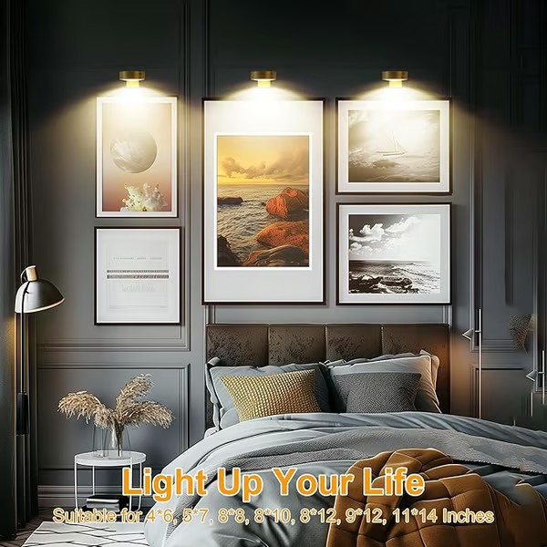 【ซื้อ 1 แถม 1】ไฟแม่เหล็กสำหรับวาดภาพพร้อมโหมดแสง 13 โหมด